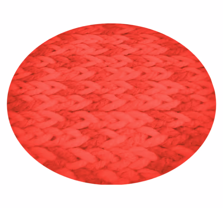 Alfombra vinílica geométrica de patrones redondeados - TenVinilo