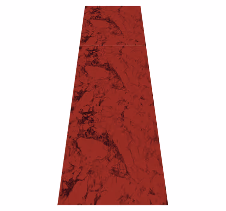 Alfombra vinílica baño fondo de mármol rojo oscuro - TenVinilo