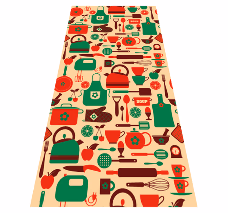 Alfombra vinílica cocina vinilo para muebles de cocina - TenVinilo