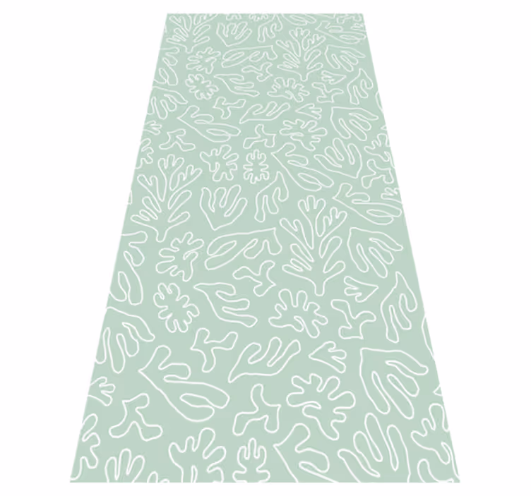 Alfombra vinílica cocina alga verde think - TenVinilo