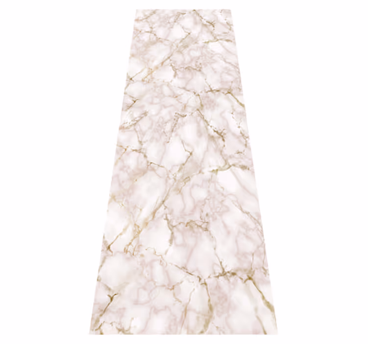 Alfombra vinílica cocina mármol rosa - TenVinilo