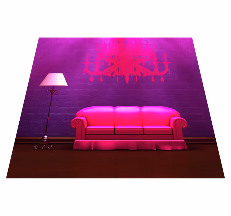 Alfombra vinílica dormitorio y vinilo decorativo sofá - TenVinilo