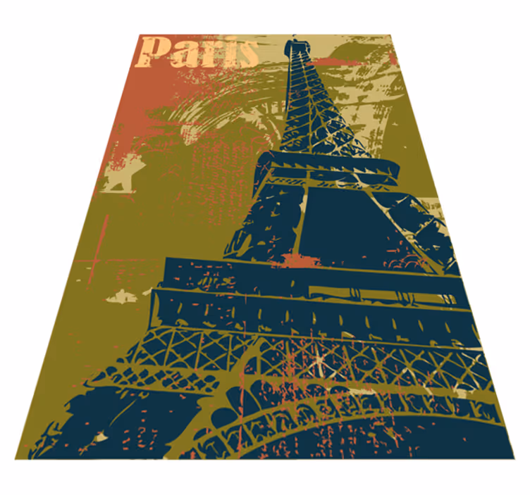 Alfombra vinílica dormitorio vinilo decorativo parís - TenVinilo