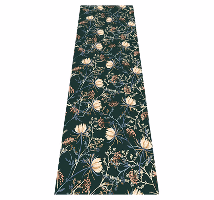 Alfombra vinílica dormitorio estilo restore esmeralda - TenVinilo