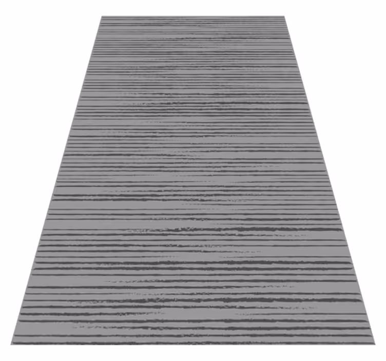 Alfombra vinílica moderna rayas gris - TenVinilo