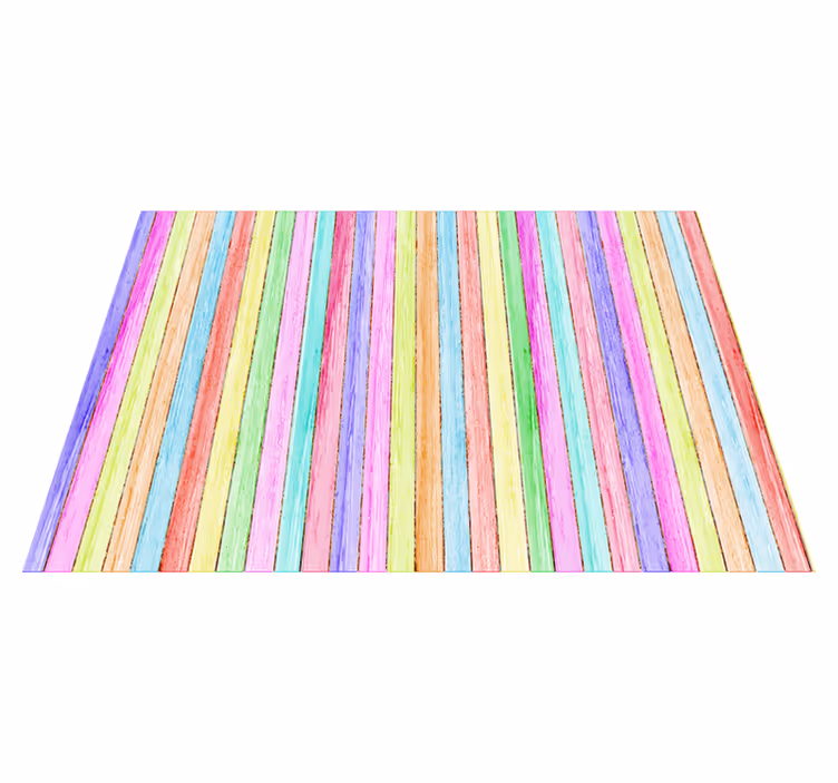 Alfombra vinílica imitación tablones de madera - TenVinilo