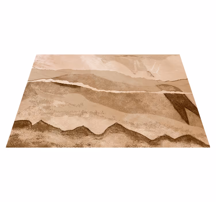 Alfombra vinílica imitación tiras de papel - TenVinilo