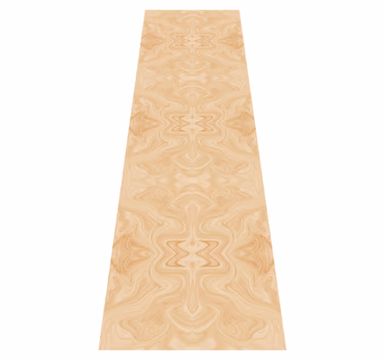 Alfombra vinílica imitación estilo patrón beige japandi - TenVinilo