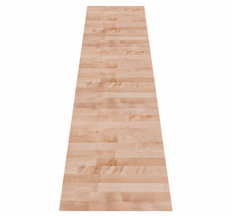 Alfombra vinílica imitación tablón de madera marrón elegante - TenVinilo