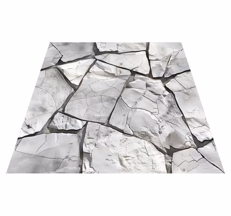 Alfombra vinílica imitación diseño gris - TenVinilo
