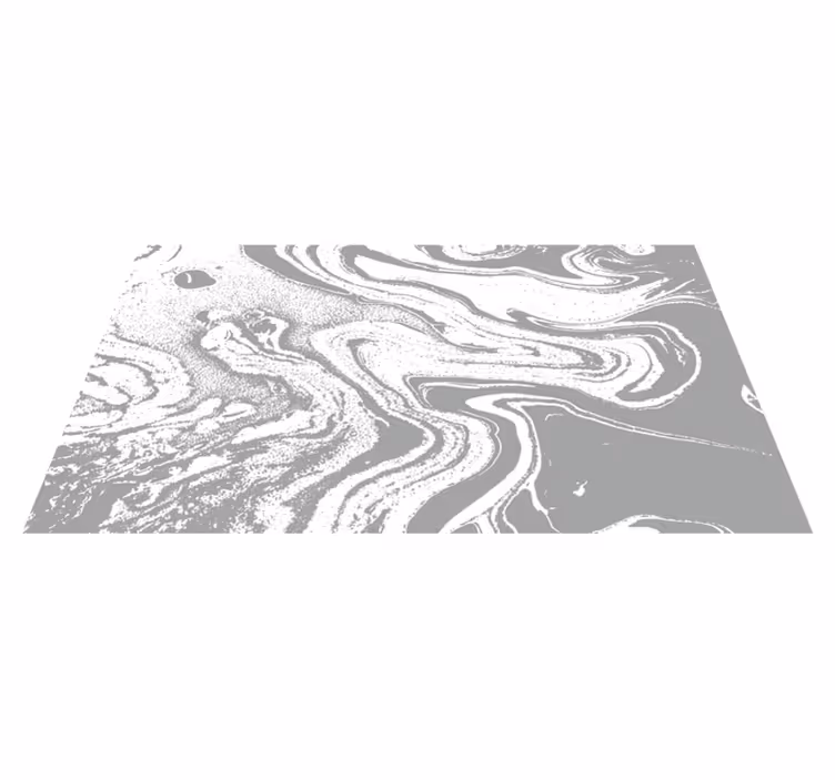Alfombra vinílica recibidor efecto mármol gris claro - TenVinilo