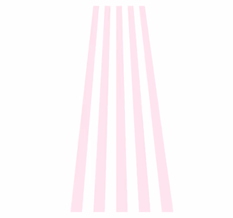 Alfombra vinílica pasillo rosa y blanco nórdico - TenVinilo