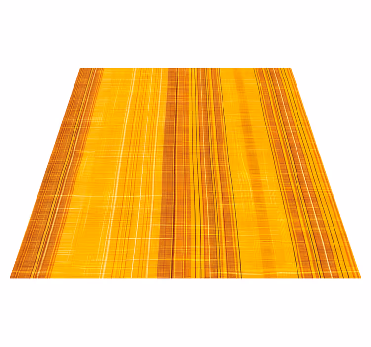 Alfombra vinílica amarilla tonos de girasol rayados - TenVinilo