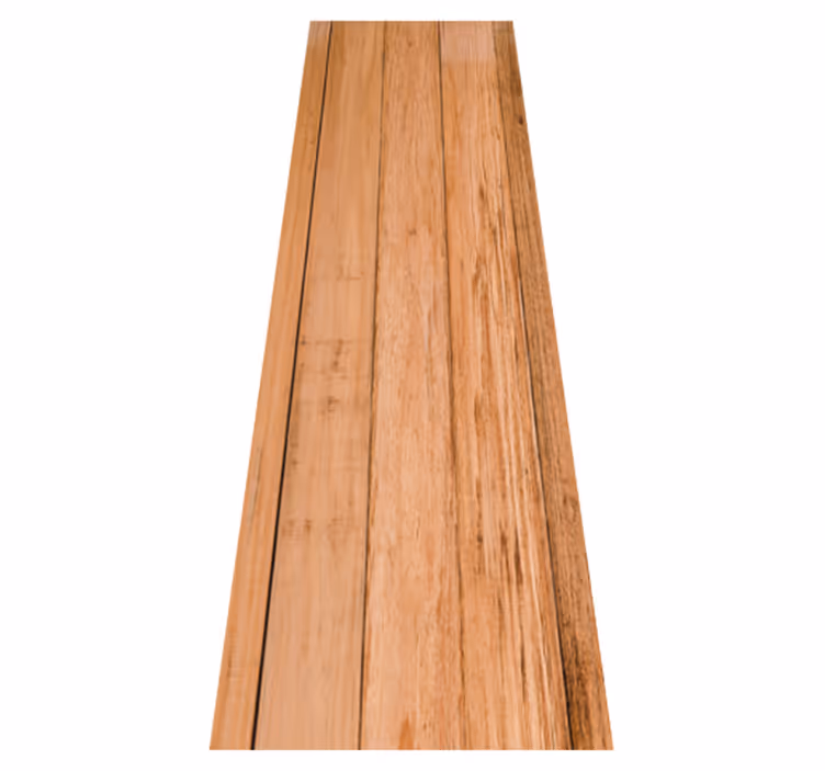 Alfombra vinílica marrón tablas de madera desgastadas - TenVinilo