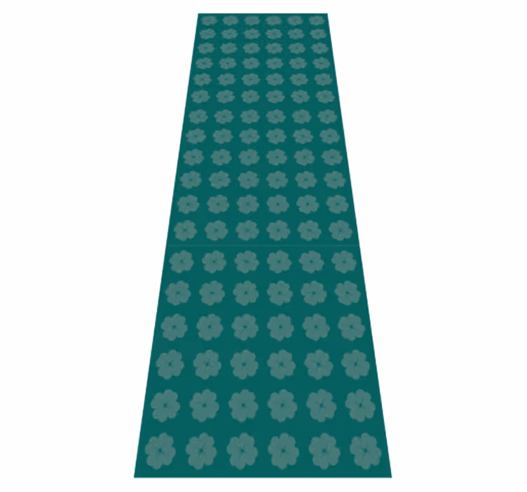 Alfombra vinílica verde diseño del día de san patricio - TenVinilo
