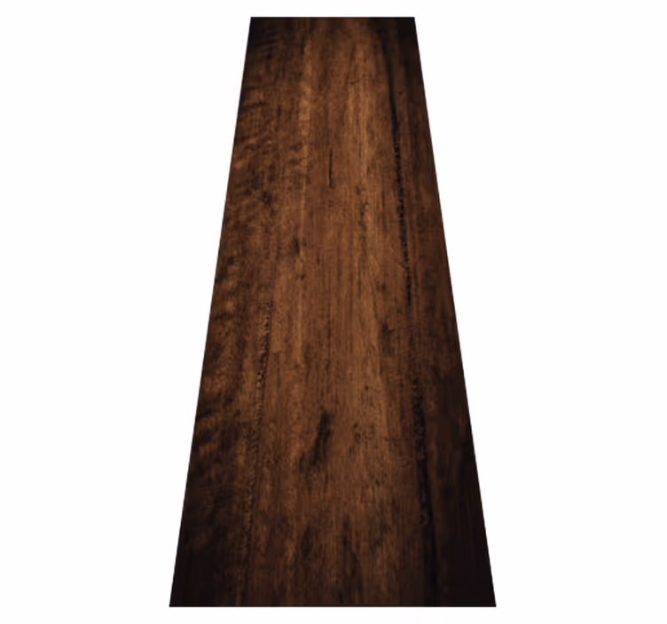 Alfombra vinílica exterior madera oscura sin tratar - TenVinilo