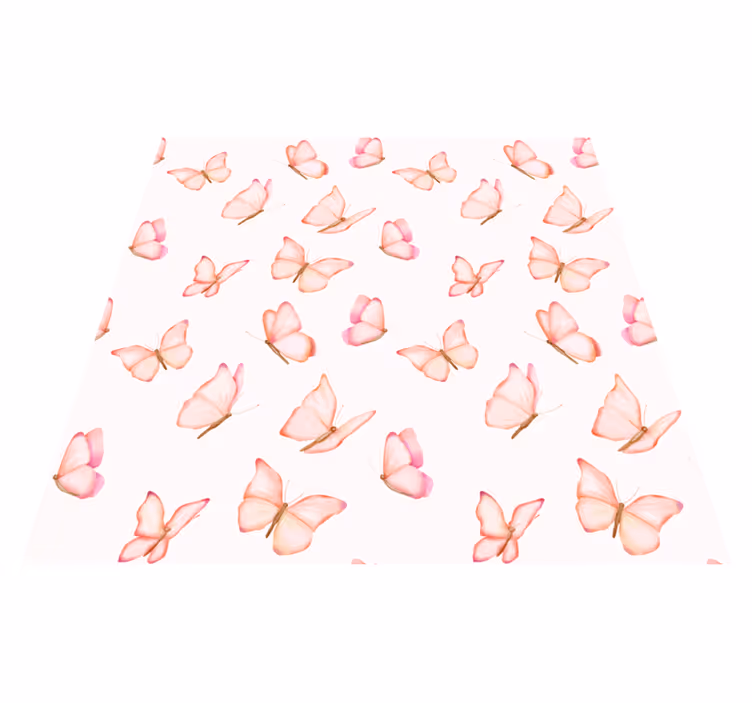 Alfombra vinílica rosa con diseño en tonos rosas - TenVinilo