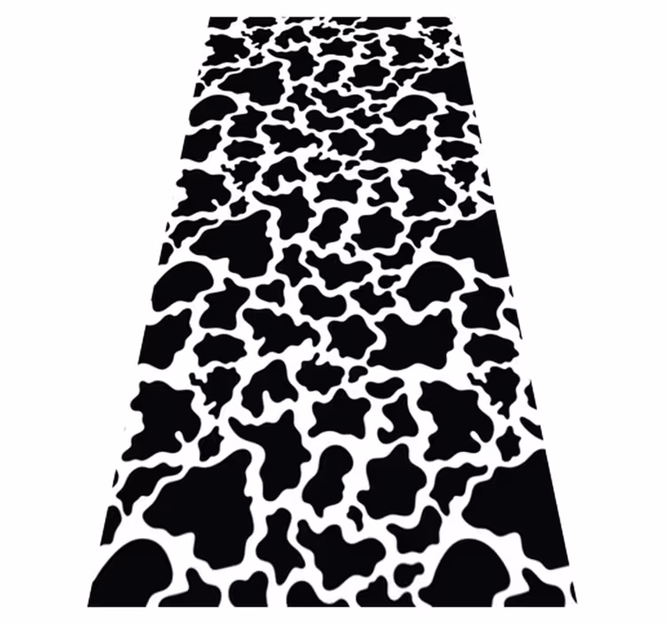 Alfombra vinilica Animal Print vaca rectangular - TenVinilo