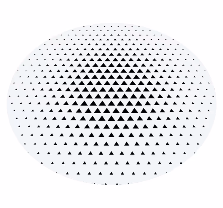 Alfombra vinílica minimalista triangulos - TenVinilo