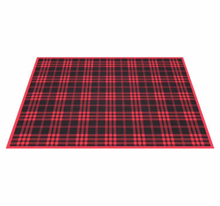 Alfombra vinílica rayas patrón de navidad - TenVinilo