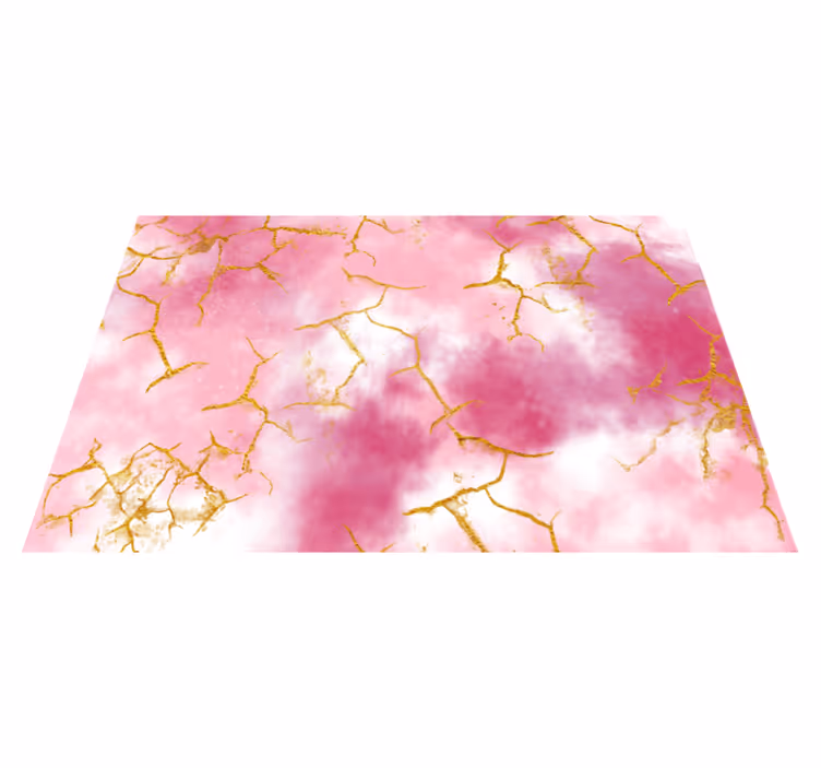 Alfombra vinílica textura oro color rosa - TenVinilo