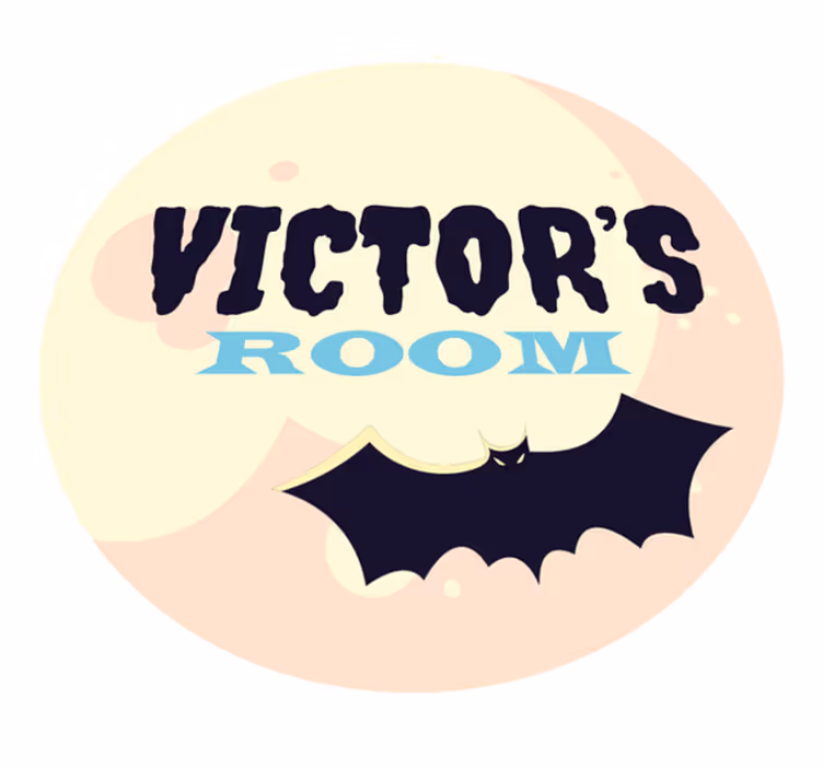 Alfombra vinilo juvenil Halloween con nombre - TenVinilo