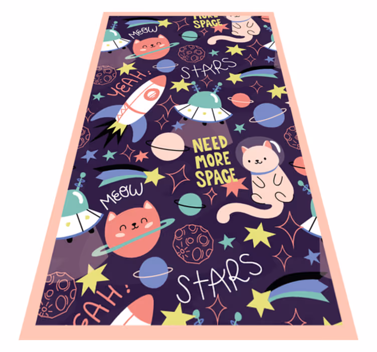 Alfombra vinílica vintage lugar pop - TenVinilo