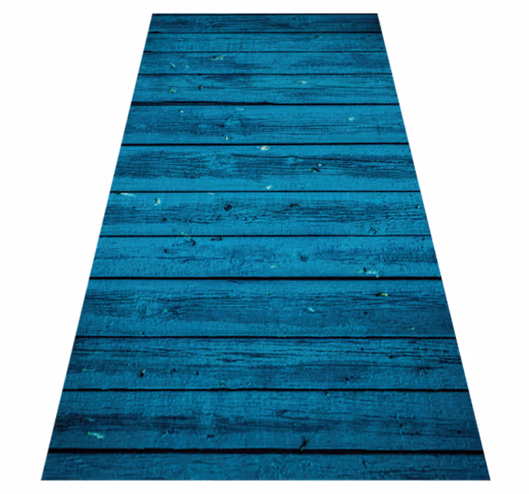 Alfombra vinílica imitación madera tablones desgastados - TenVinilo