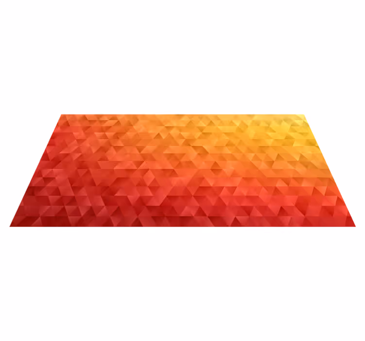 Alfombra vinílica geométrica gradiente geométrico - TenVinilo