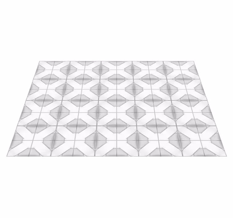 Alfombras vinílicas modernas Azulejo decorativo en tonos grises - TenVinilo