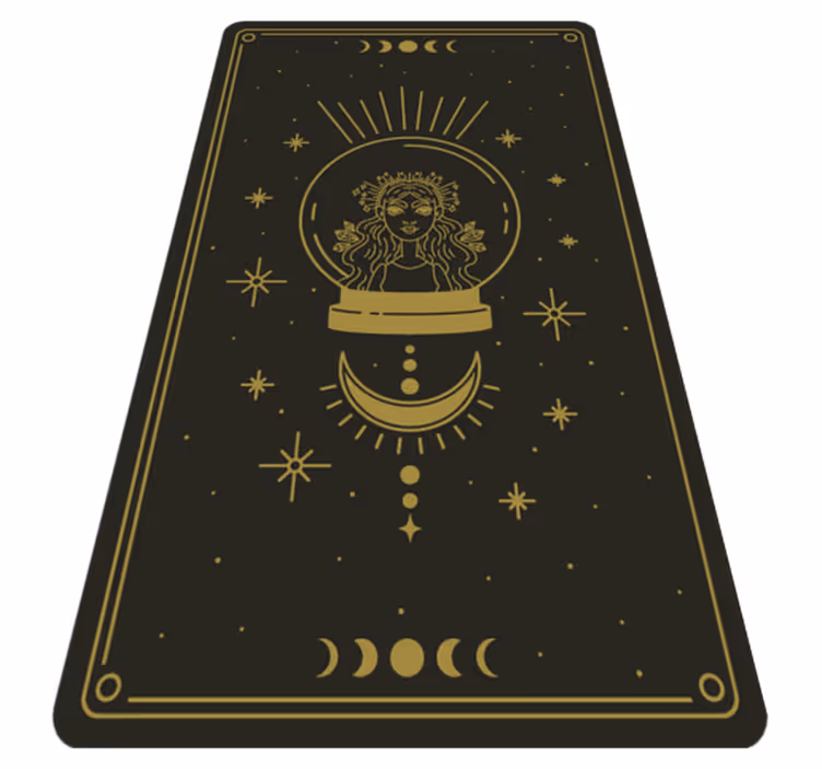 Alfombra vinílica mandala mandala celestial - TenVinilo