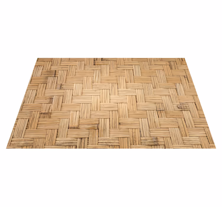 Alfombra vinílica textura Efecto cesta - TenVinilo