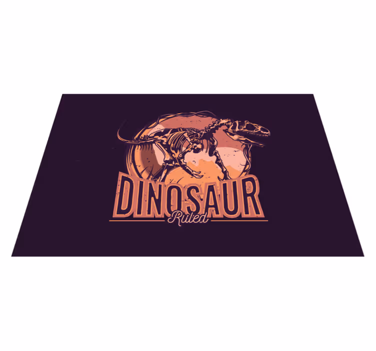 Alfombra vinílica animales imagen gráfica de dinosaurio - TenVinilo
