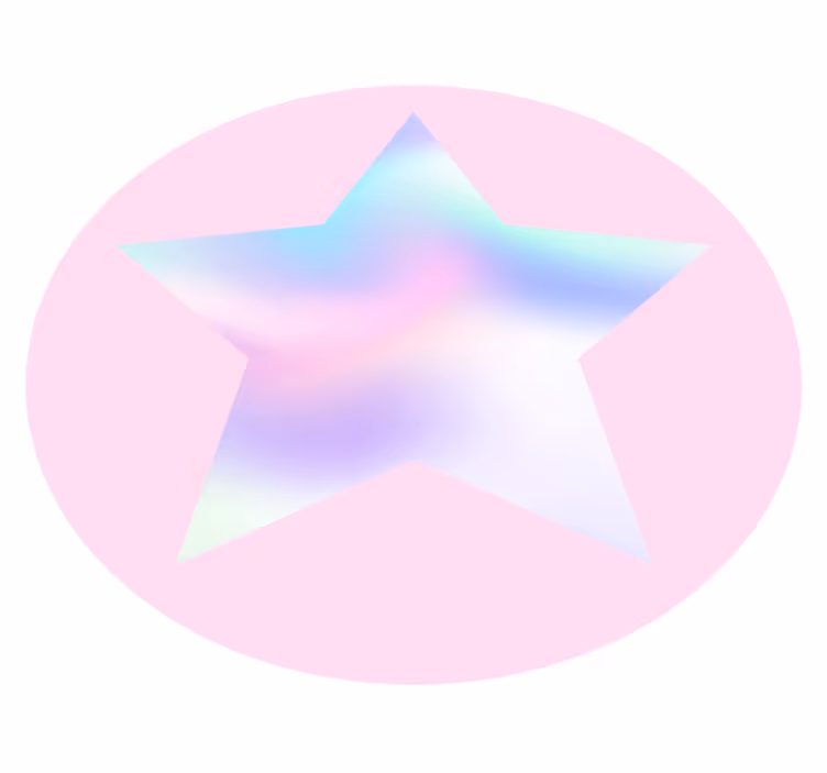 Alfombra vinílica de estrellas degradado de estrella pastel - TenVinilo