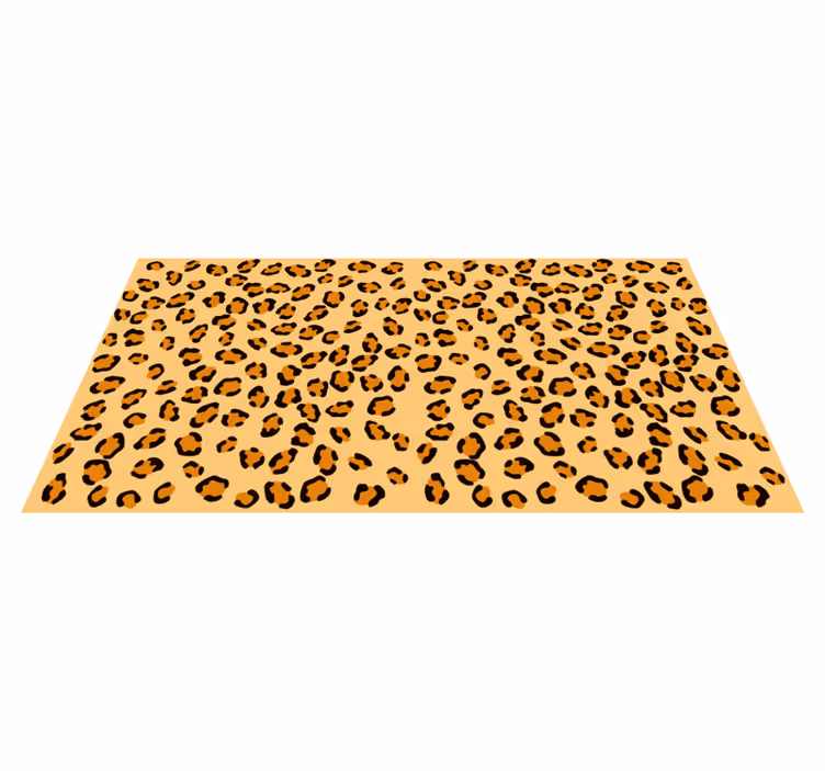 Alfombra vinílica animal print Impresión del guepardo - TenVinilo
