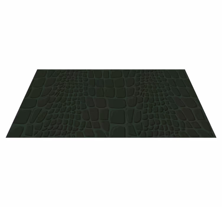 Alfombra vinílica animal print superficie cocodrilo - TenVinilo