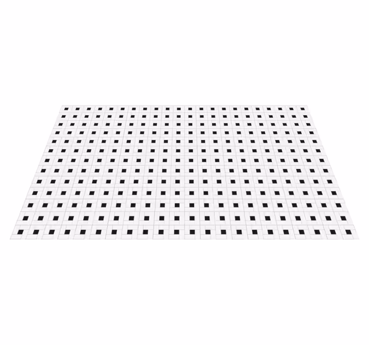 Alfombra vinílica hidráulica estilo de patrón de cuadros - TenVinilo