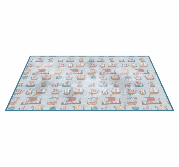 Alfombra vinílica infantil vivero náutico - TenVinilo