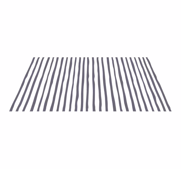 Alfombra vinilo comedor elegante blanco y negro - TenVinilo