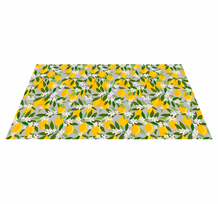 Alfombra vinílica cocina de limonero - TenVinilo
