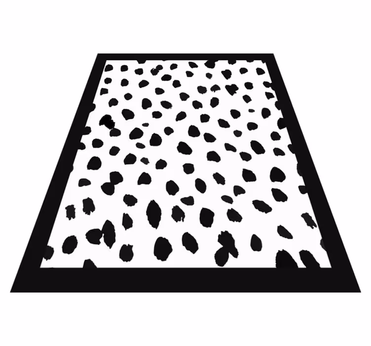 Alfombra vinílica animal print Impresión dálmata - TenVinilo