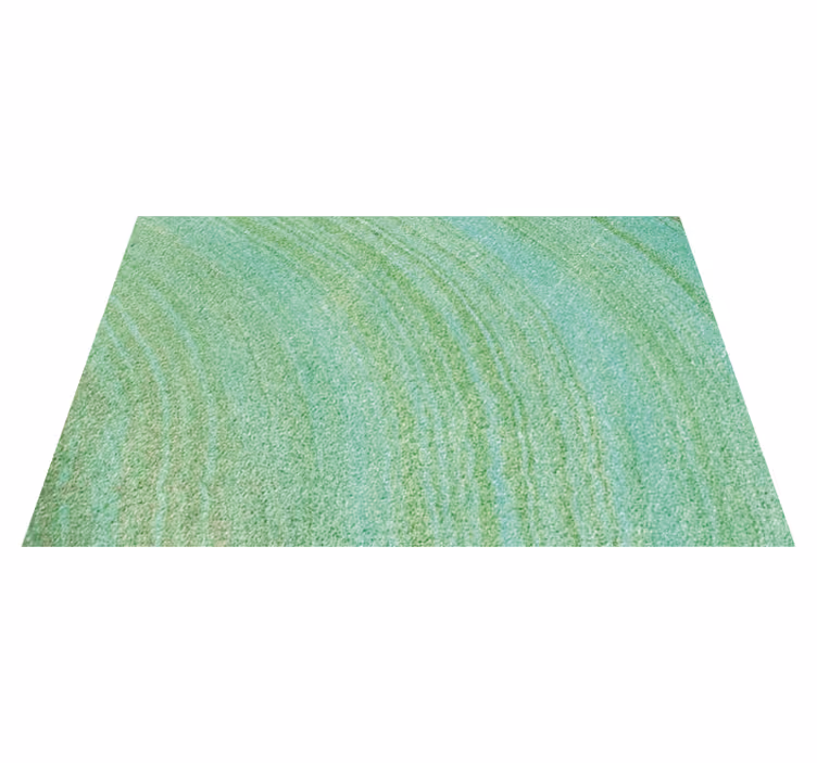 Alfombra vinílica imitación tonos verdes arremolinados - TenVinilo