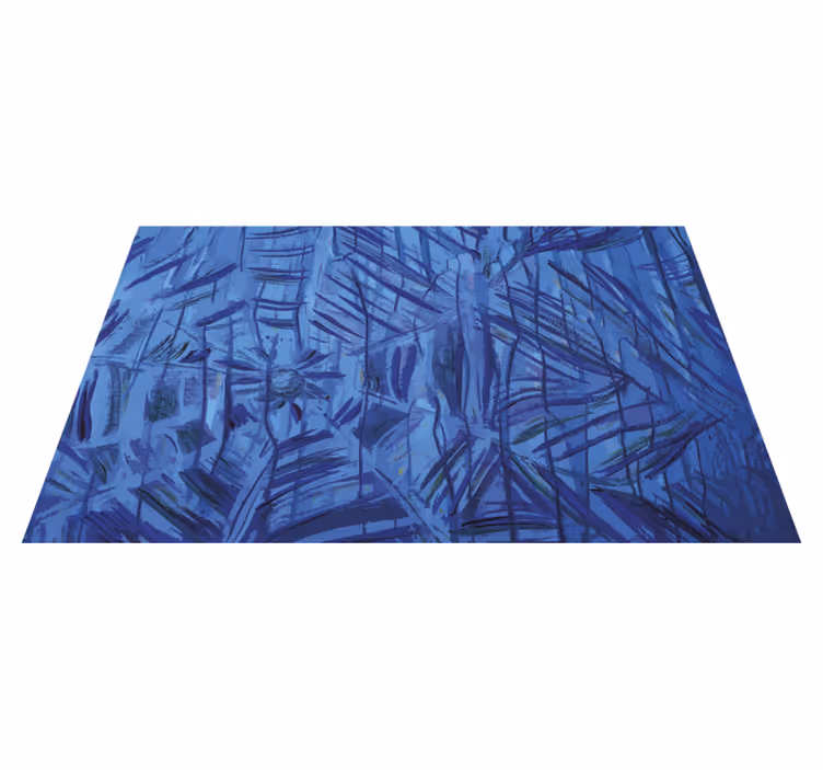 Alfombra vinílica naturaleza estampado exótico de hojas - TenVinilo