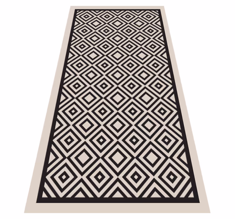 Alfombra vinilo mosaico cuadrados minimalistas - TenVinilo