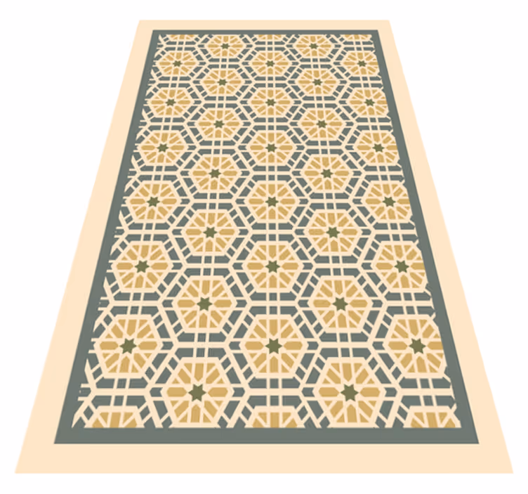 Alfombra vinilo mosaico Mosaico una alfombra de área - TenVinilo