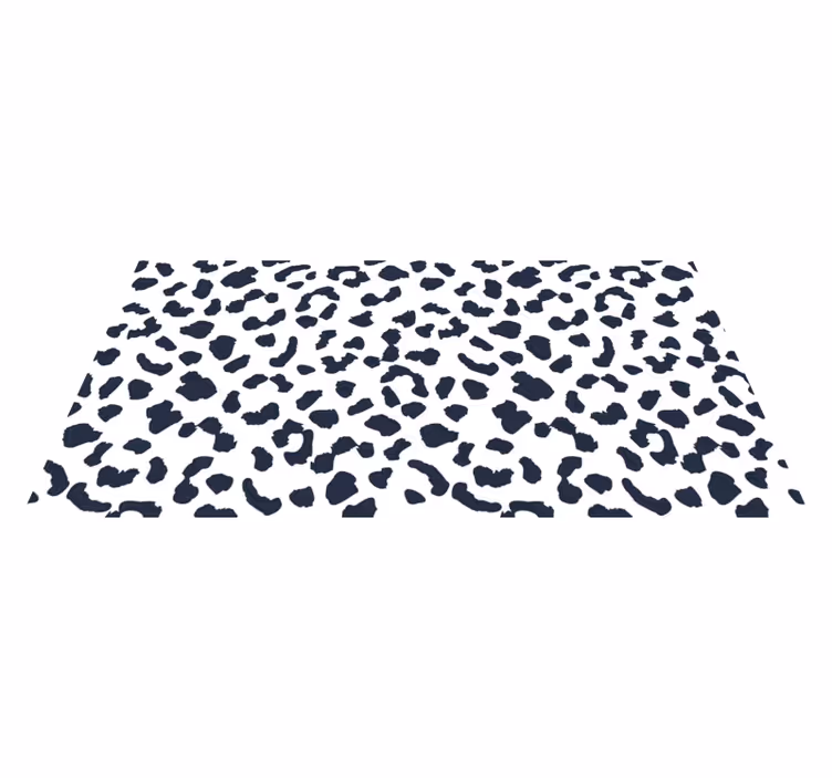 Alfombra vinílica animal print mancha de leopardo - TenVinilo