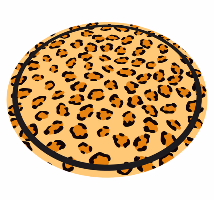 Alfombra vinílica animal print Piel de guepardo - TenVinilo