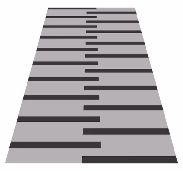 Alfombra vinílica nórdica rayas minimalistas - TenVinilo