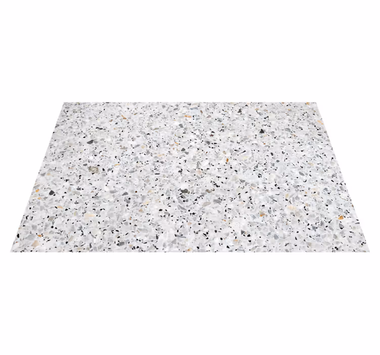 Alfombra vinílica textura Terrazo gris - TenVinilo
