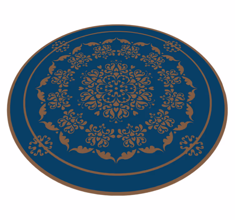 Alfombra vinílica mandala Gran mandala antiguo - TenVinilo